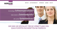 Desktop Screenshot of noris-pd.de